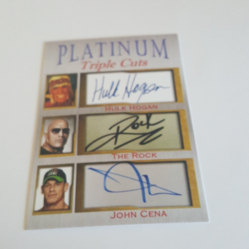 Hulk Hogan The Rock John Cena 1/10000